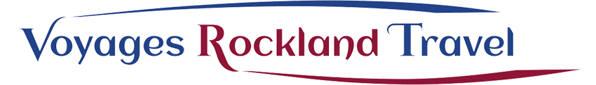 Logo de Voyages Rockland, agence de voyages pour les francophones de l'est ontarien et de l'outaouais québécois.