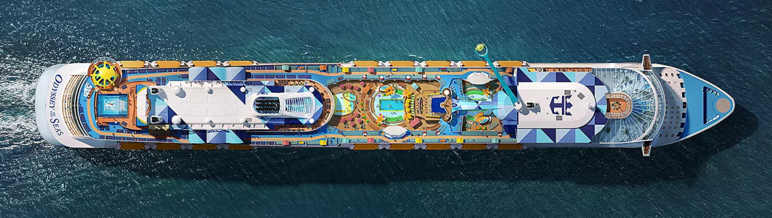 croisière-dans-les-caraïbes-du-sud-navire-vu-de-haut Odyssey Of The Seas