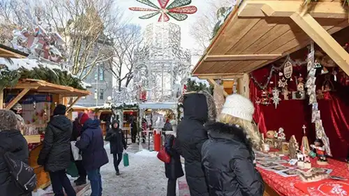 Marché de Noël à Québec