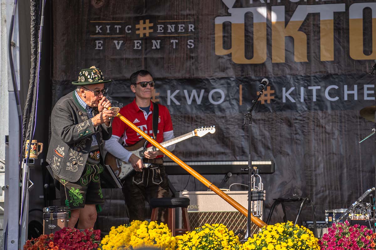 Oktobertfest-The sounds of the alpenhorn fill the air as K-W Oktoberfest kicks off