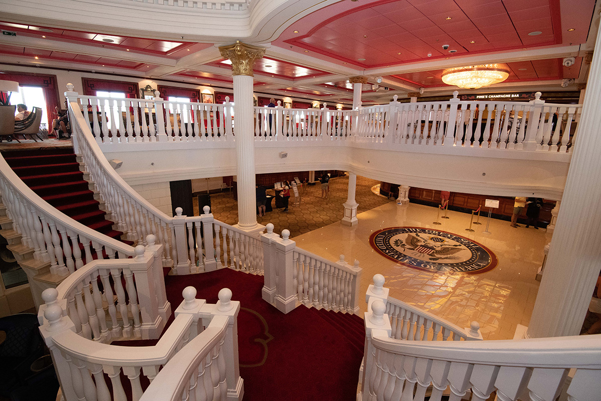 Pride of America lobby